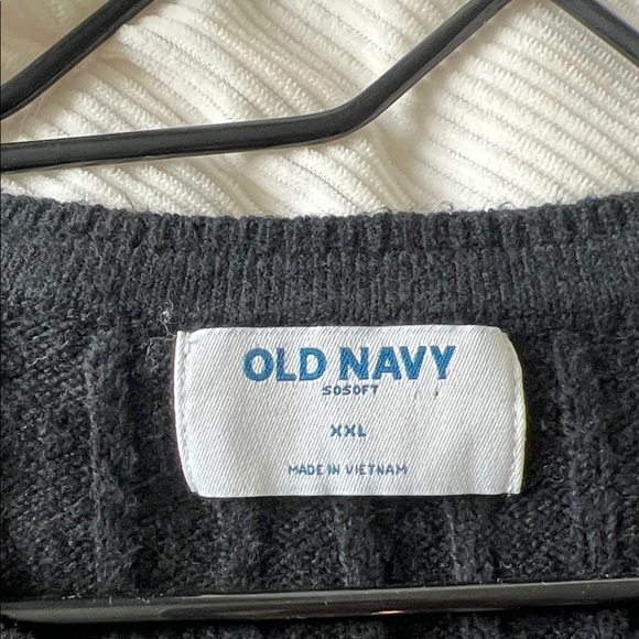 Old Navy Black Long Sleeve Ribbed Dress - Picture 2 of 3